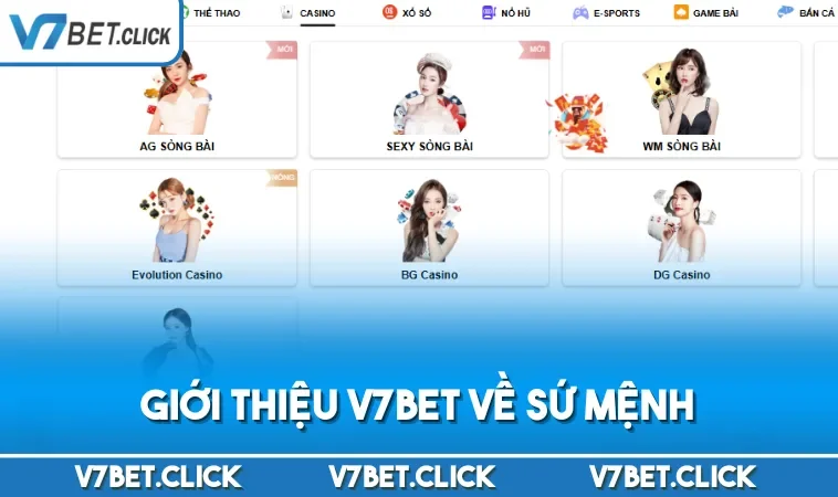 Giới thiệu V7BET về sứ mệnh