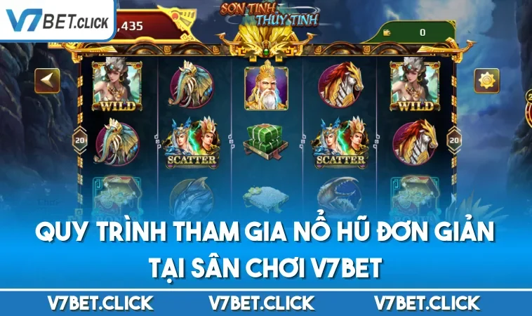 Quy trình tham gia nổ hũ đơn giản tại sân chơi V7BET