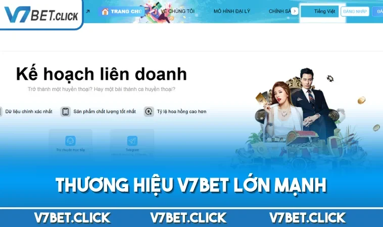 Thương hiệu V7BET lớn mạnh